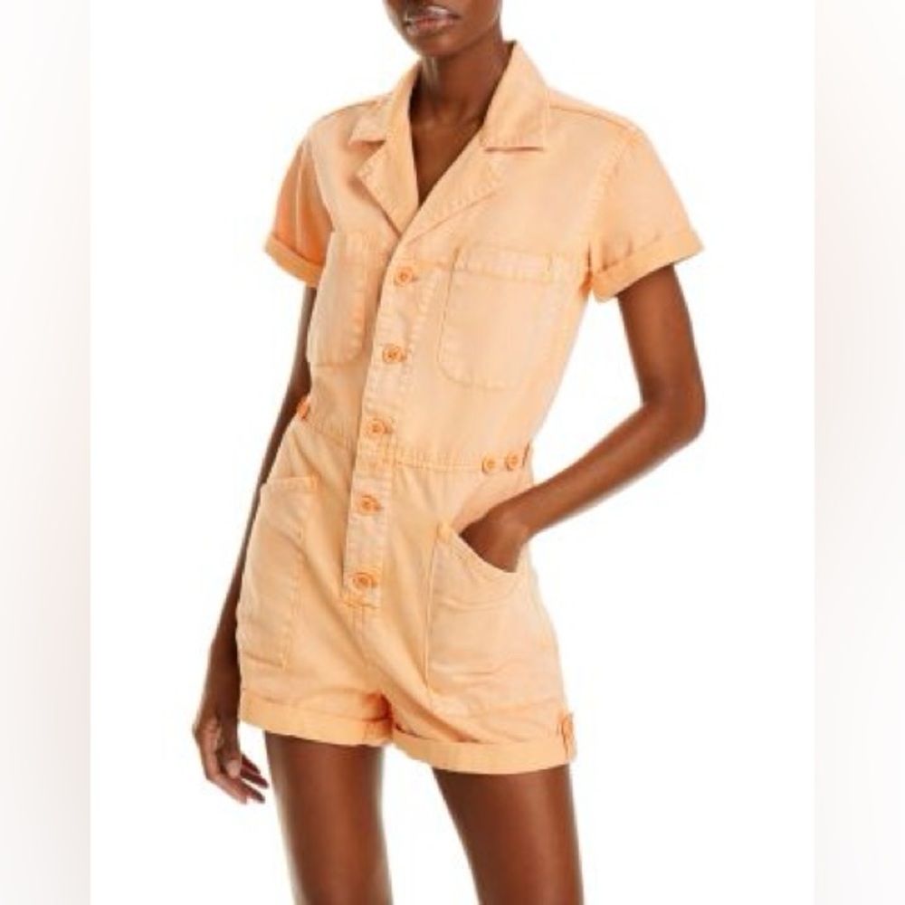 Revolve Pistola Parker Cotton Utility Romper